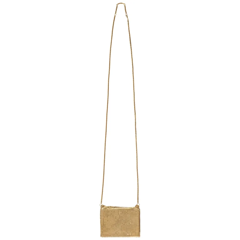 Collar con Colgante de Latón Dorado