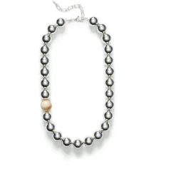 Collar de Plata con Detalle de Perla