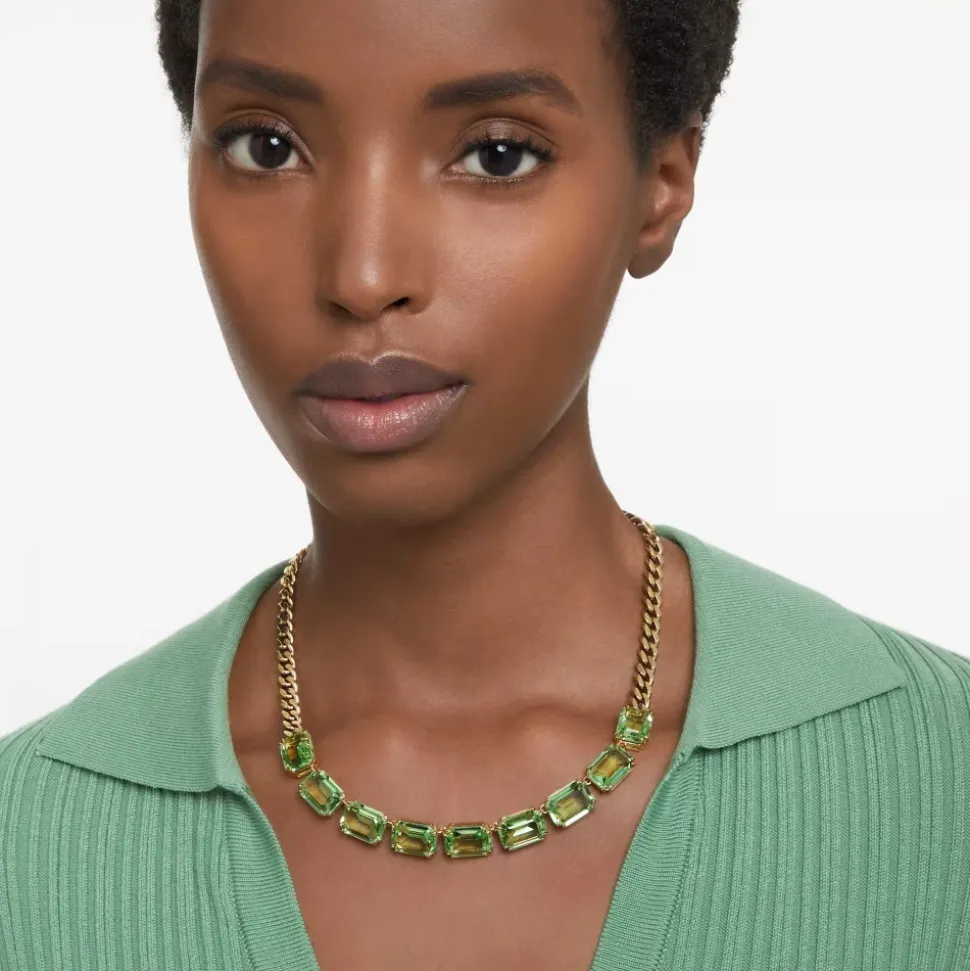 Collar Unisex Millenia Verde/Oro 5671255
