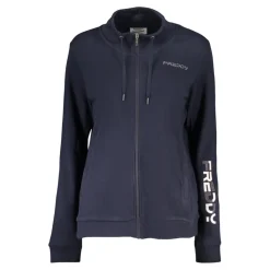 Conjunto Deportivo con Cremallera, Cuello Alto y Logotipo con Abalorios