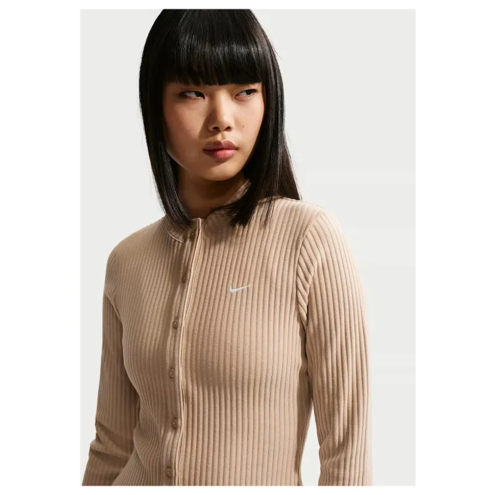 Cárdigan Chill Knit Slim de Canalé Ancho