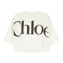 Cropped Boxy Logo T-Shirt