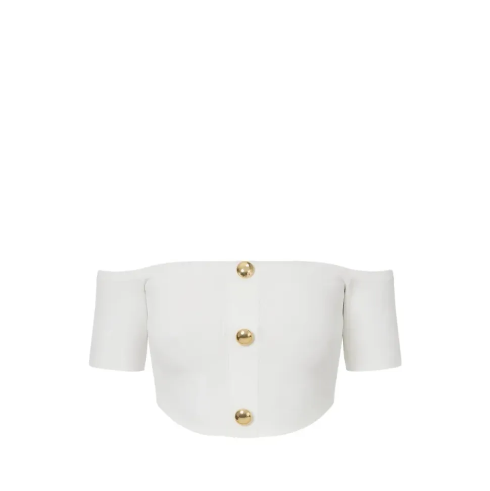 Cropped Knit Top