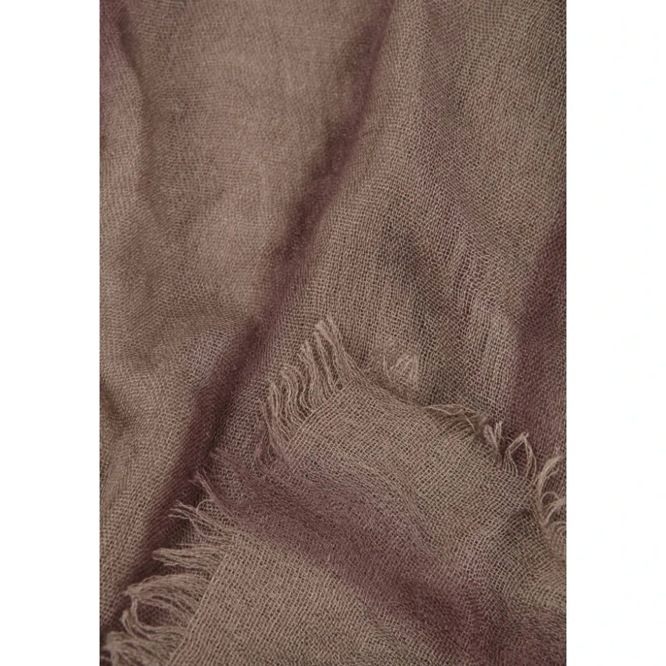 Eclipse, foulard a rayas morado maltinto-