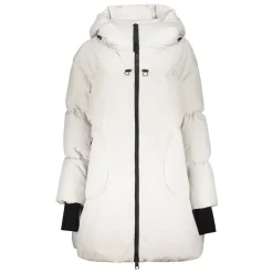 Elegante Chaqueta Larga con Capucha