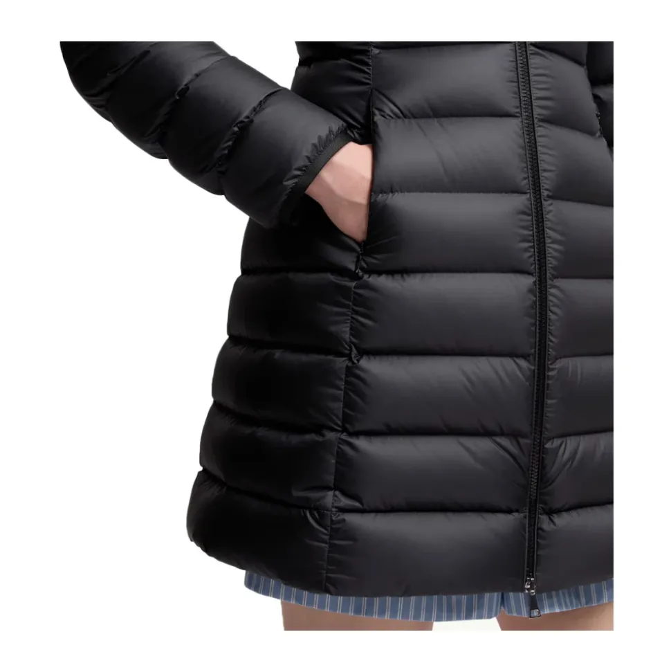Elegante Chaqueta Plumífero de Longitud Media