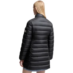 Elegante Chaqueta Plumífero de Longitud Media