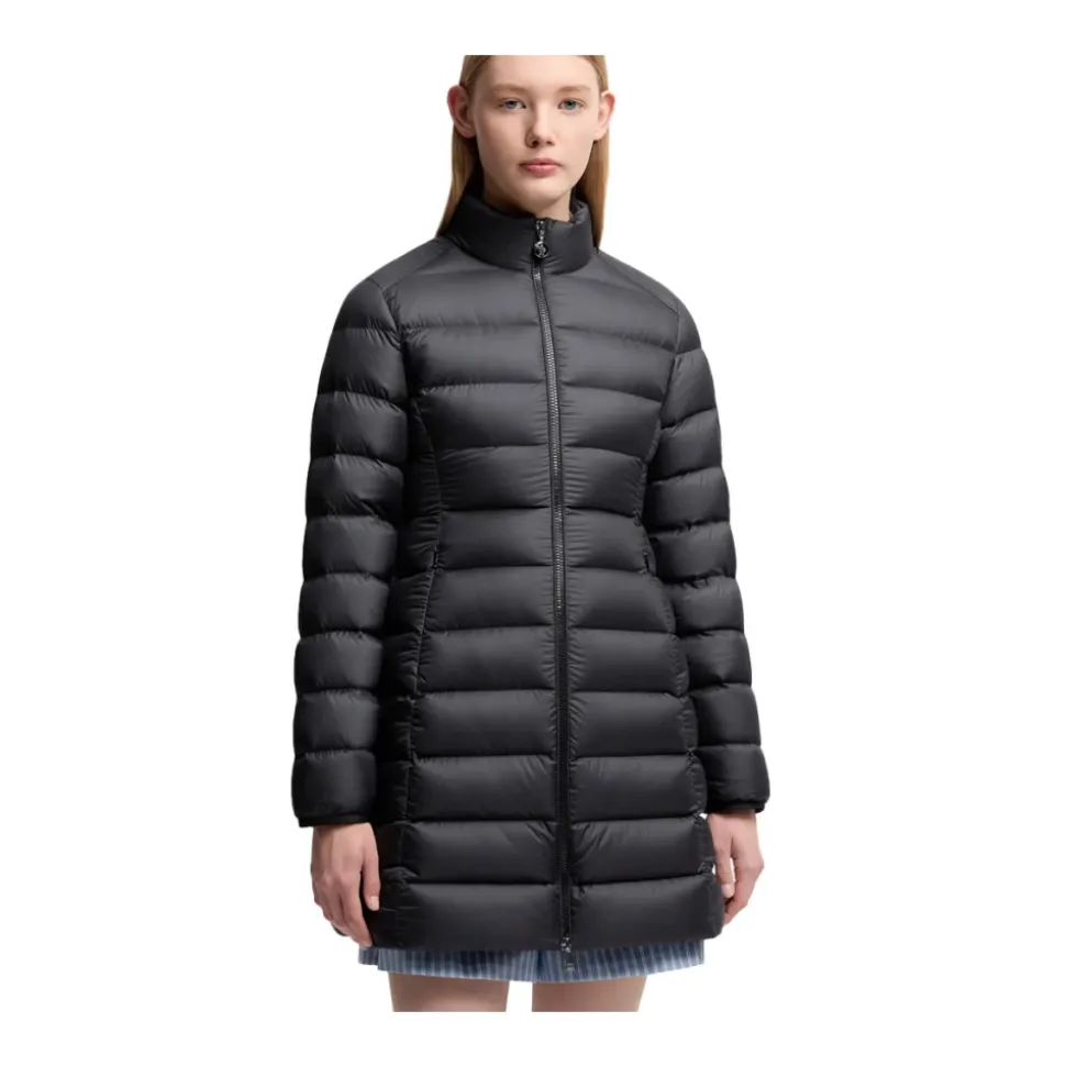 Elegante Chaqueta Plumífero de Longitud Media