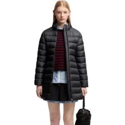 Elegante Chaqueta Plumífero de Longitud Media