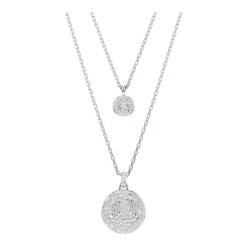 Elegante Collar de Plata con Cristal