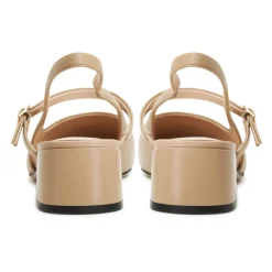 Elegantes Slingback Block Heels Pumps