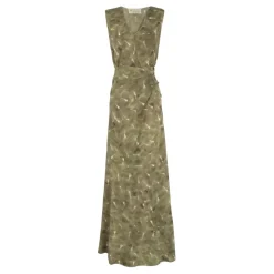 Elise, vestido de seda organica pua print-