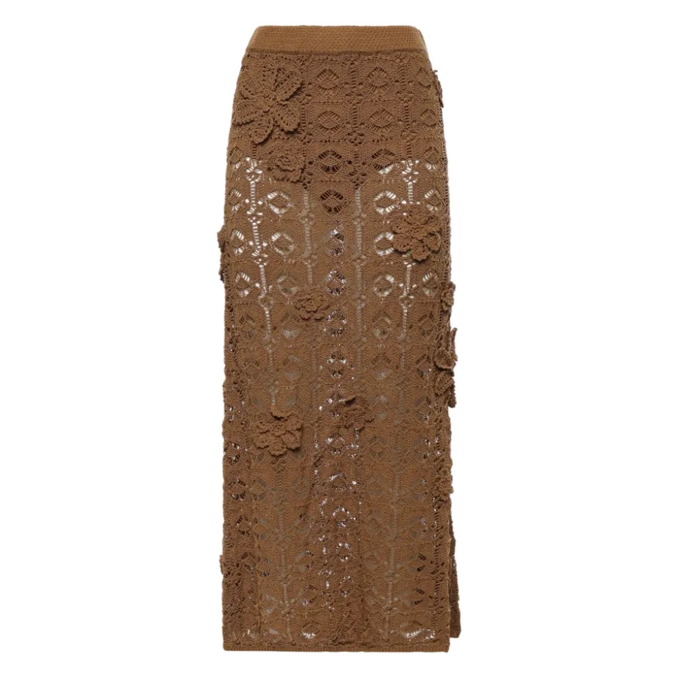 Falda de Crochet Rose