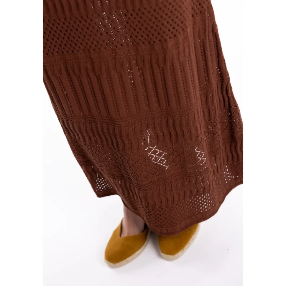 Falda Larga de Crochet