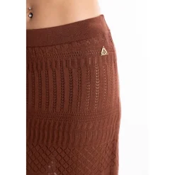 Falda Larga de Crochet