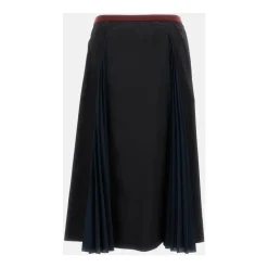 Falda midi acampanada