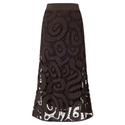 Falda Midi de Crochet Maestrale PINKO