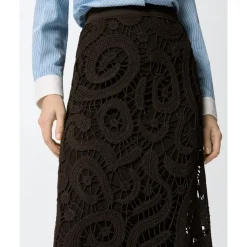 Falda Midi de Crochet Maestrale PINKO