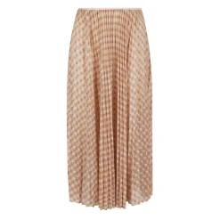 Falda Midi Plisada de Jersey Diamond