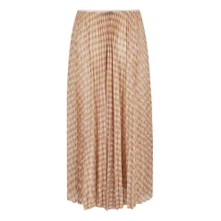 Falda Midi Plisada de Jersey Diamond