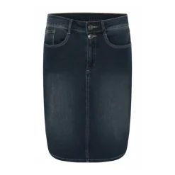Falda Vaquera Azul Estilo Clásico