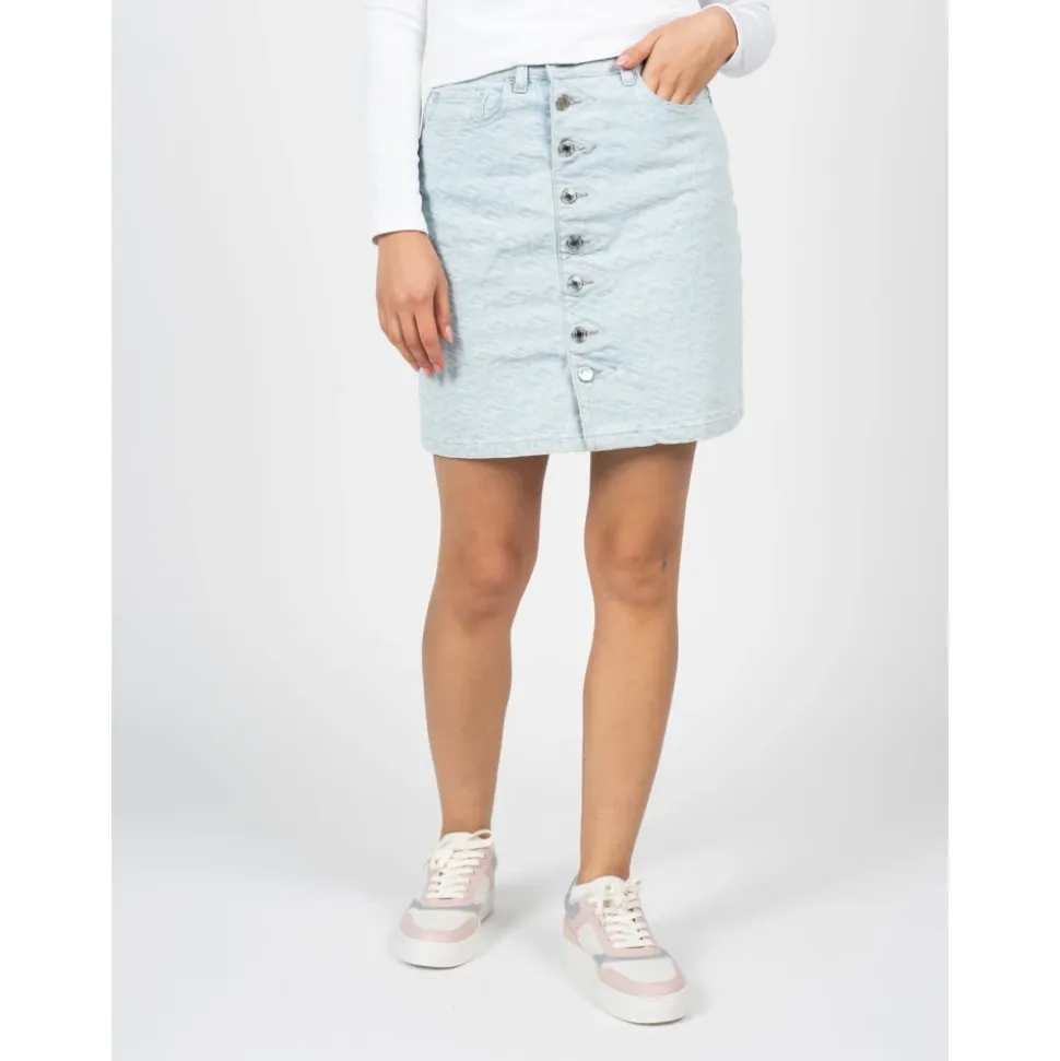 Falda Vaquera Estilo Clásico