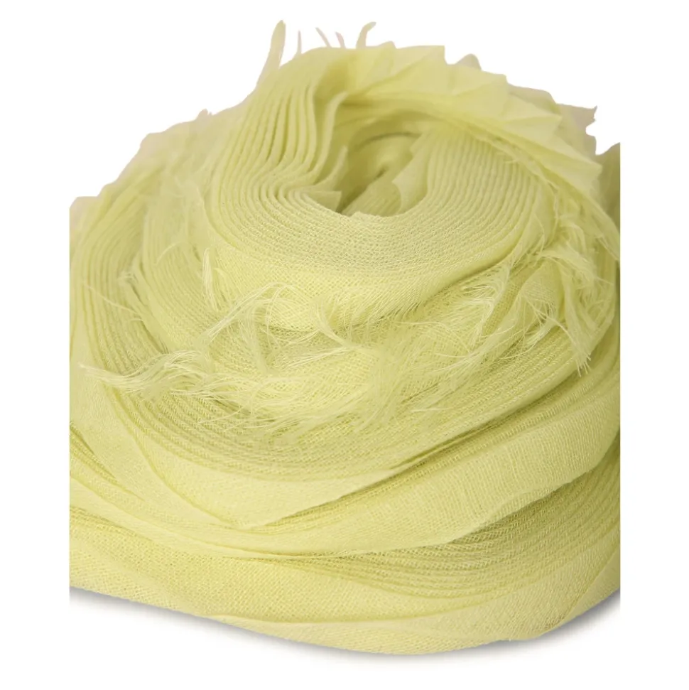 Feather Ramie Pleats Stole