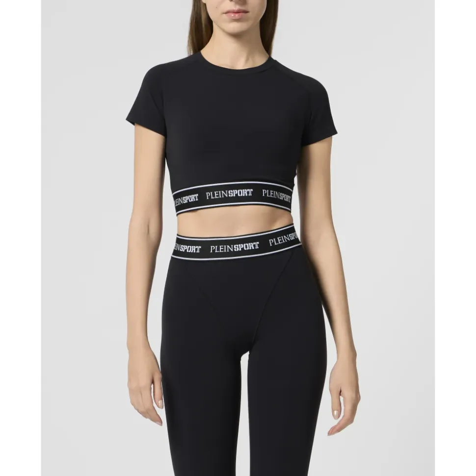 Fleece Cropped T-Shirt