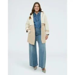 Gabardina con Capucha Bicolor