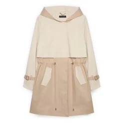Gabardina con Capucha Bicolor