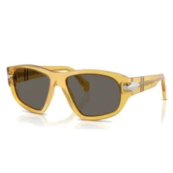 Gafas de Sol de Acetato Miel con Lentes Grises Oscuros