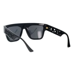 Gafas de Sol Rectangulares Montura Gris Oscuro