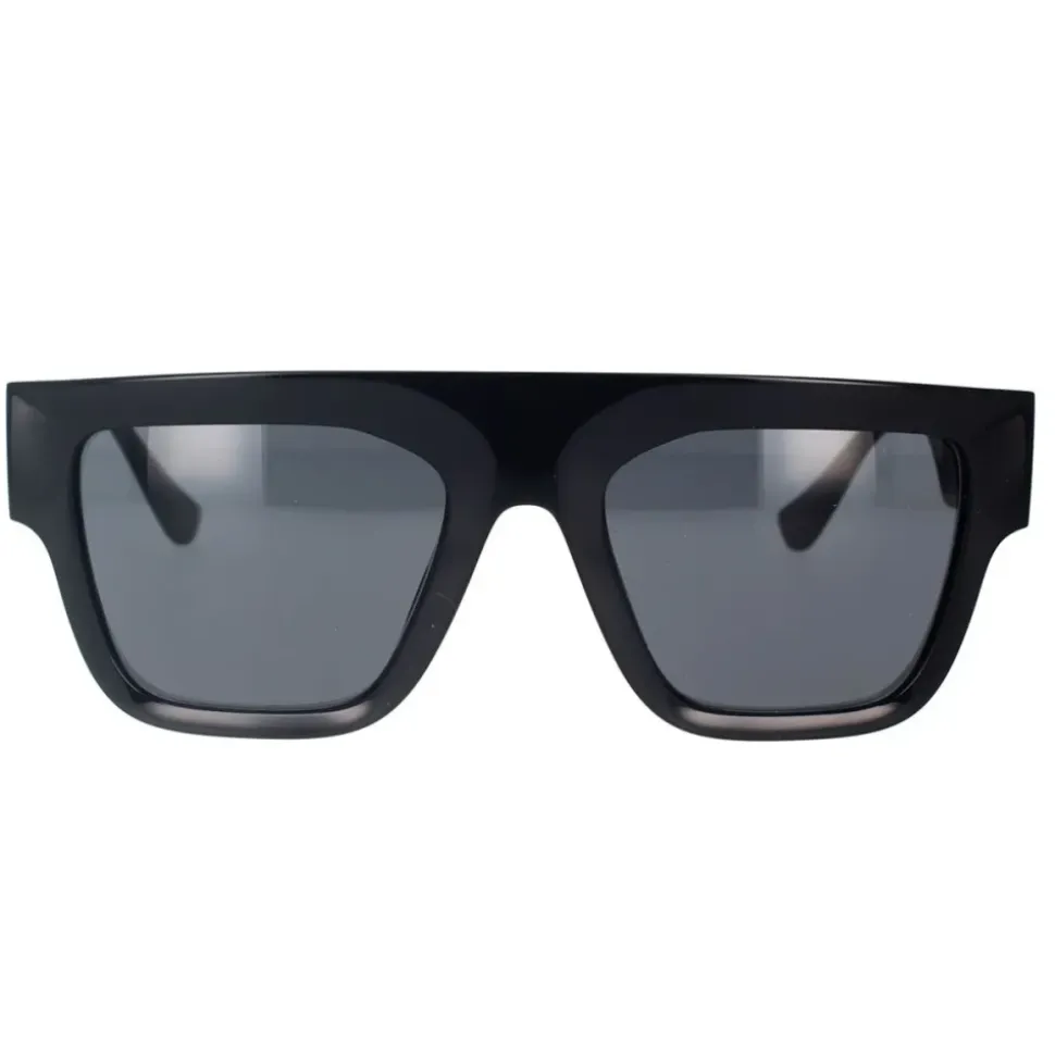 Gafas de Sol Rectangulares Montura Gris Oscuro