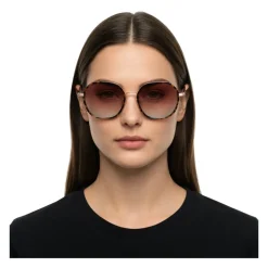 Geometric Rounded Sunglasses