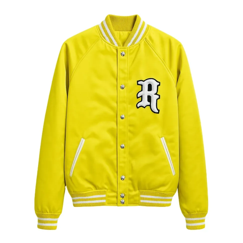 Giacca Bomber con Logo Frontale