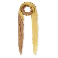 Glow, foulard bicolor nude y miel-