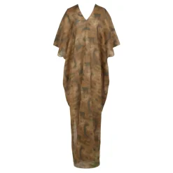 Kaftan, vestido de ramio taiyo print