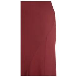 Kara, vestido de seda cereza-