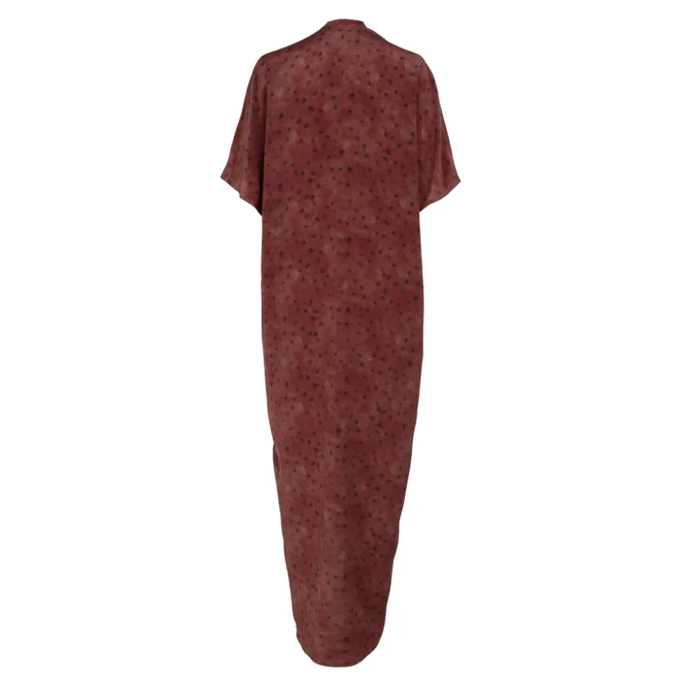 Lady bug, vestido de seda dots print-