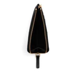 Leather Top Zip Multi Wallet