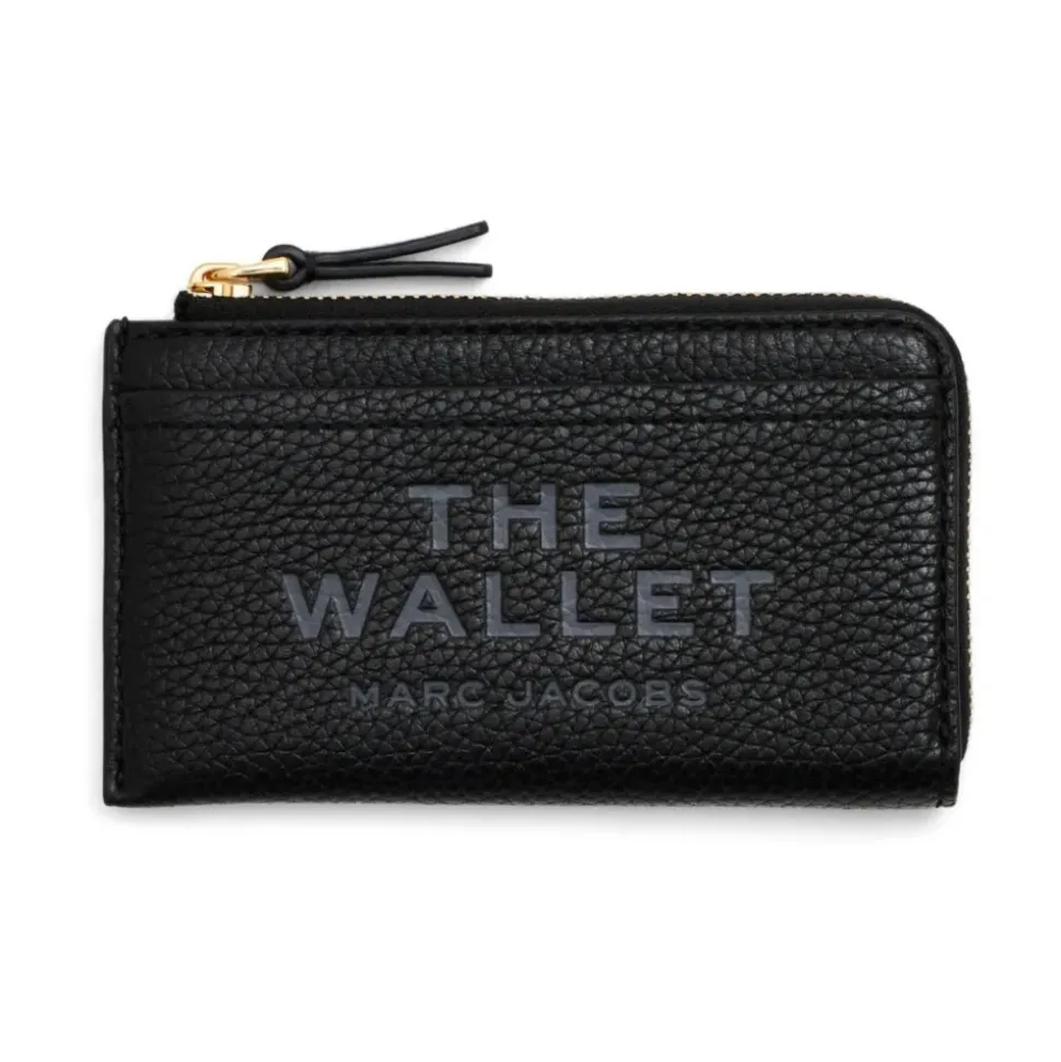 Leather Top Zip Multi Wallet