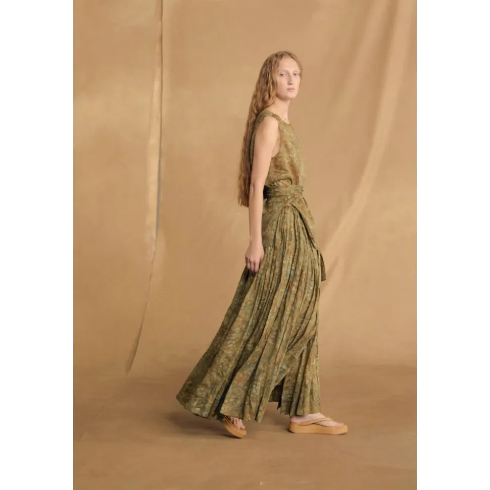 Lil, falda de ramio trap print-