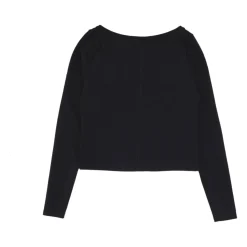 Manga Larga Air Logo Tee Negro/Blanco