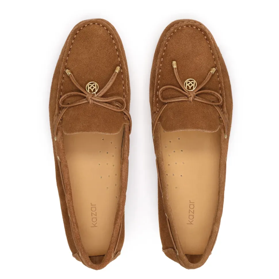 Mocasines color albaricoque