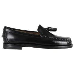 Mocasín Classic Will negro con Borla