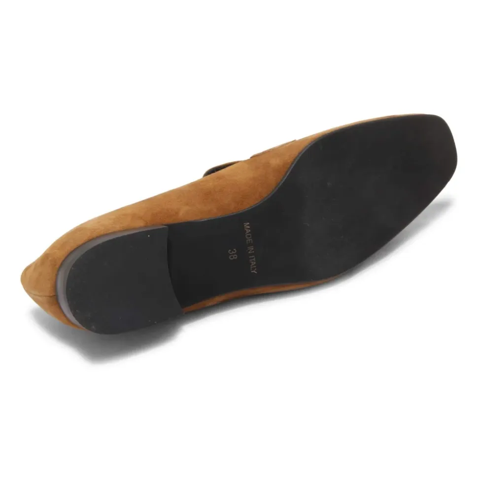 Mocasín de ante marrón