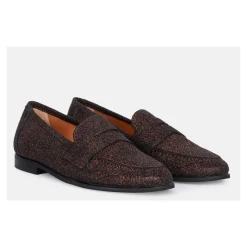 Mocasín de ante marrón oscuro