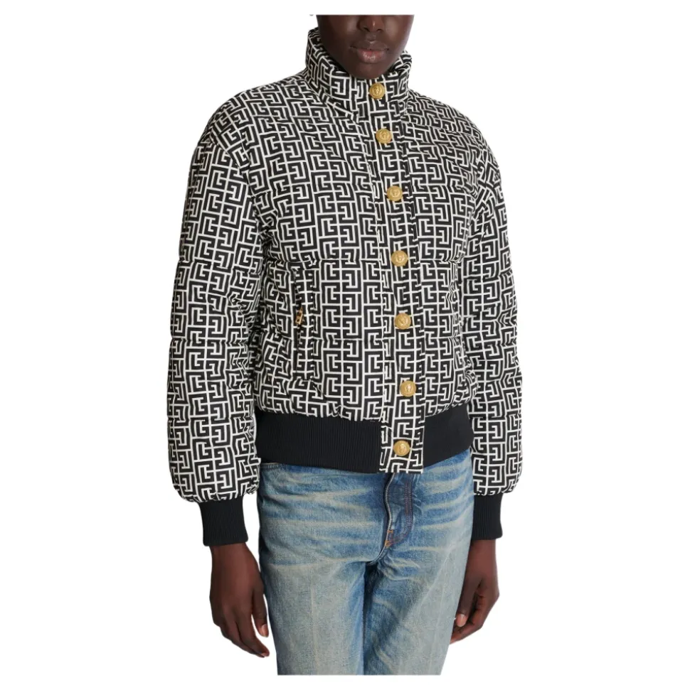 Monogram Jacquard Padded Jacket