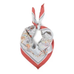 MULTICOLOR TURANDOT 70X70 SILK FOULARD