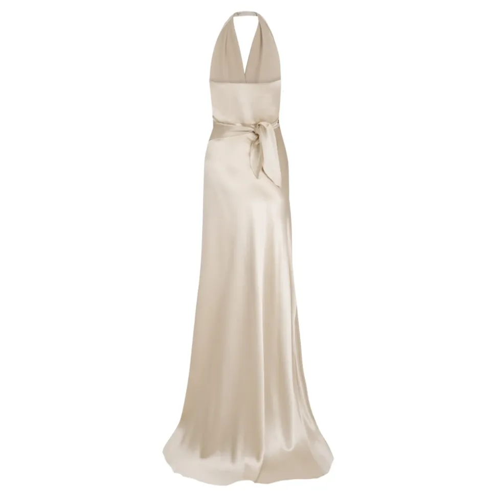 Nailah, vestido champagne-